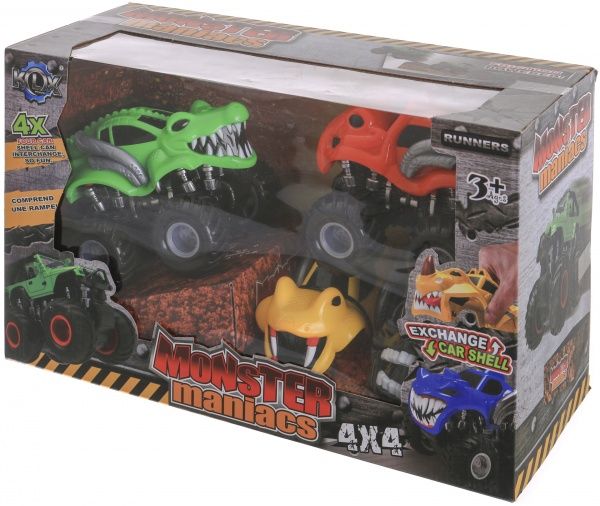 Автомобіль фрикційний Monster maniacs 2 шт. F107806