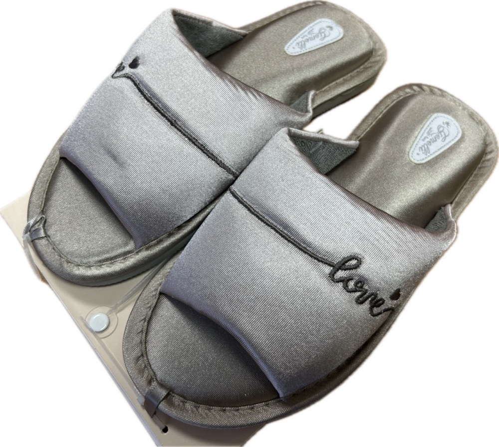 Капці домашні Gemelli Атлас р.38 сірий