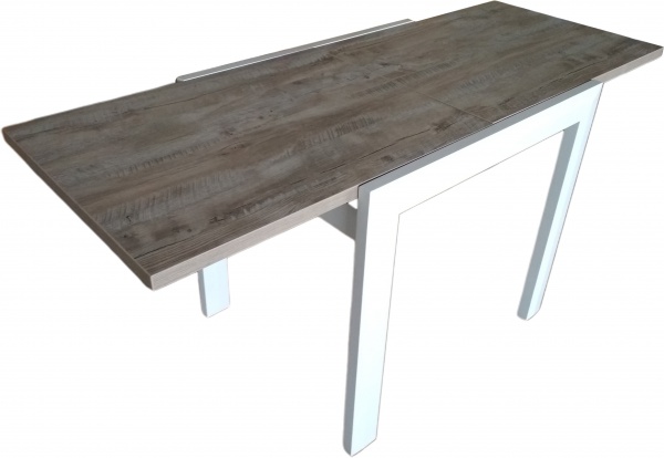 Стіл обідній СК білий/дуб клондайк 