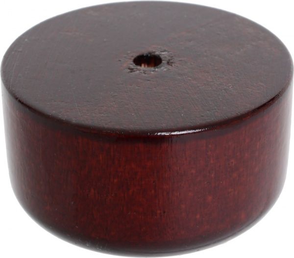 Меблева ніжка №1 d56x30 мм махагон 