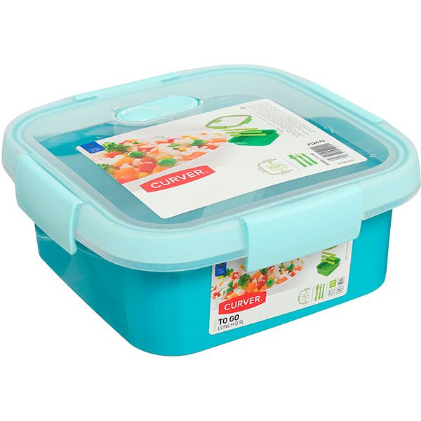 Ланч-бокс Curver To Go Lunch голубой 900 мл