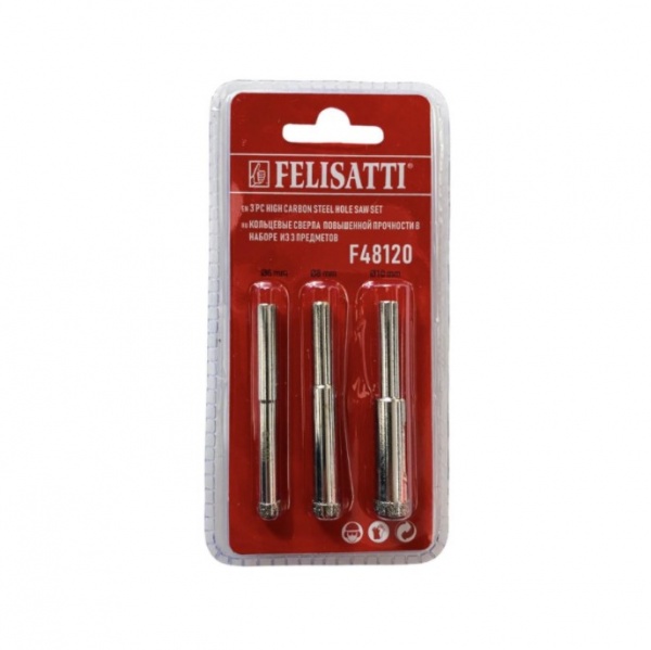 Набор сверл по плитке Felisatti 3 шт. F48120