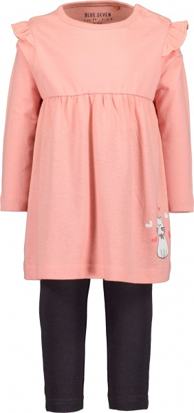 Комплект для дівчаток Blue Seven трикотажний 2 одиниці р.74 рожевий 966005 X * 98 