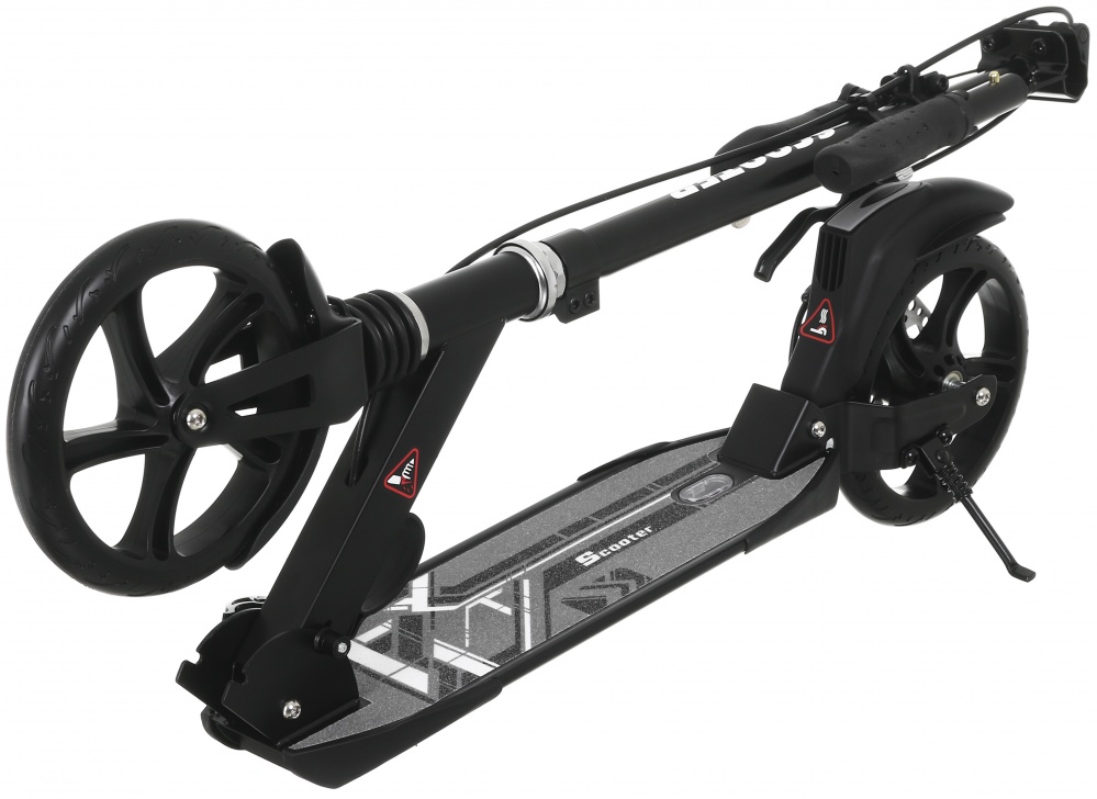 Самокат MaxxPro kids чорний із білим LS204