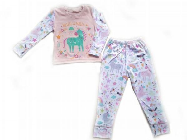 Пижама для девочек Маленькие люди №1 р.98-104 розовый 