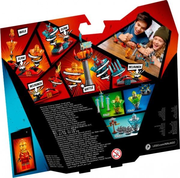 Конструктор LEGO Ninjago Удар спин-джитсу – Кай против Самурая 70684