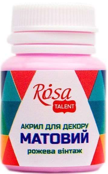 Акрил для декору Рожева вінтаж, 20 мл Інше