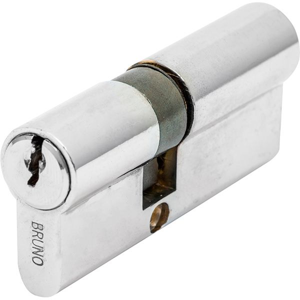 Цилиндр Bruno 30x40 ключ-ключ 70 мм хром