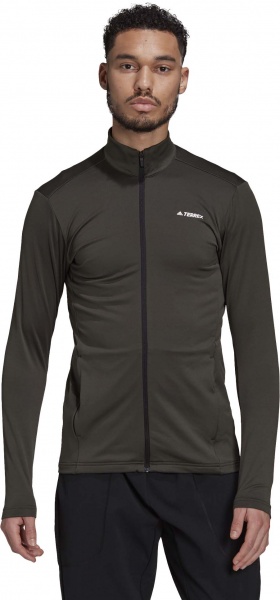 Джемпер Adidas MT FULL Z FLEEC GU6495 р. L чорний