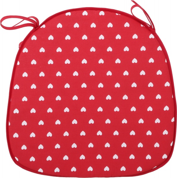 Подушка Indigo Joy 39,5х39,5х2 см красная