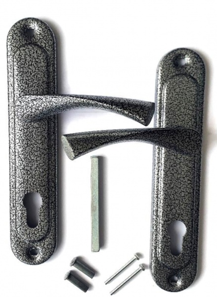 Ручка на планке Aspect РП-85.23 без замка 85 мм серый