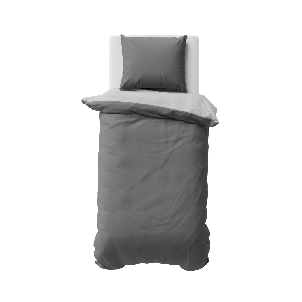 Комплект постільної білизни 1,5 темно-сірий Luna