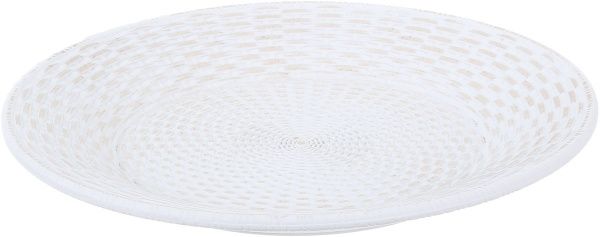 Таця для хліба Плетіння біла 30х30х1,5 см
