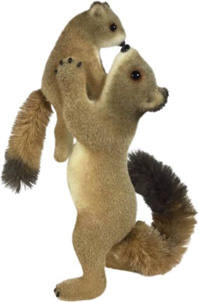 Декорация новогодняя Белка с бельчонком 35х43 см EPI-B41440R-4-9 