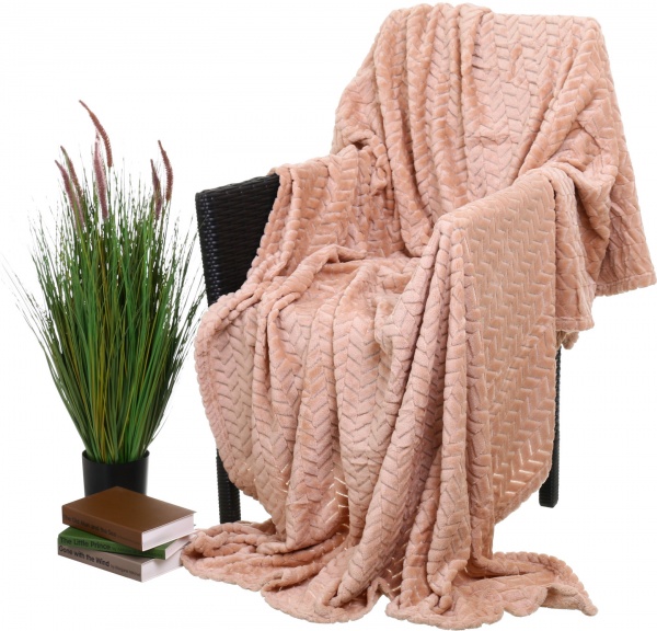Плед flannel plush 200x220 см бежевий La Nuit 