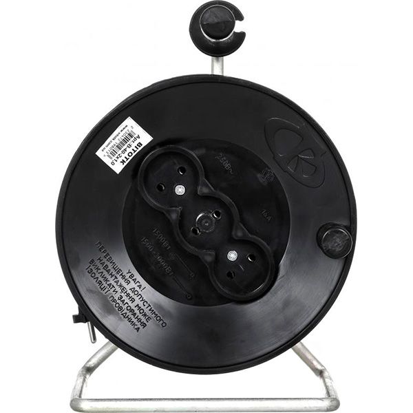 Удлинитель ОТК без заземления 3 гн. черный 40 м 