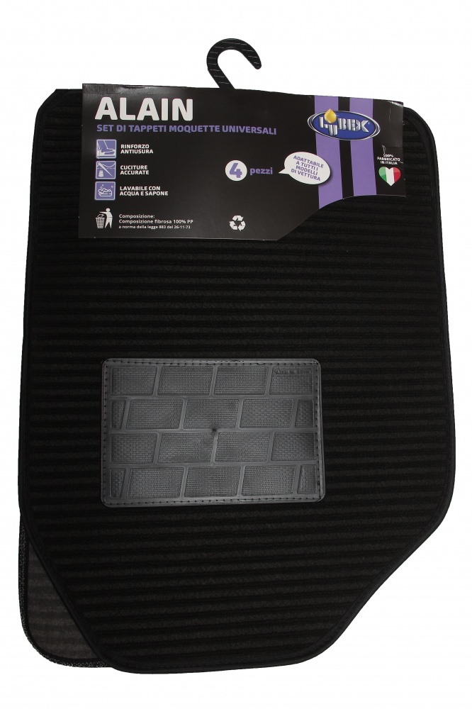 Килимки автомобільні LUBEX 4 TAPPETI ALAIN MOQ універсальні
