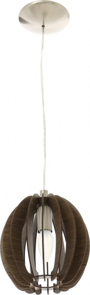 Підвіс Eglo Cossano 1x40 Вт E14 коричневий 94639 