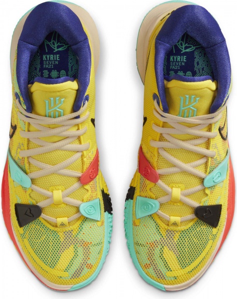 Кроссовки Nike KYRIE 7 CQ9326-700 р.US 11 желтый