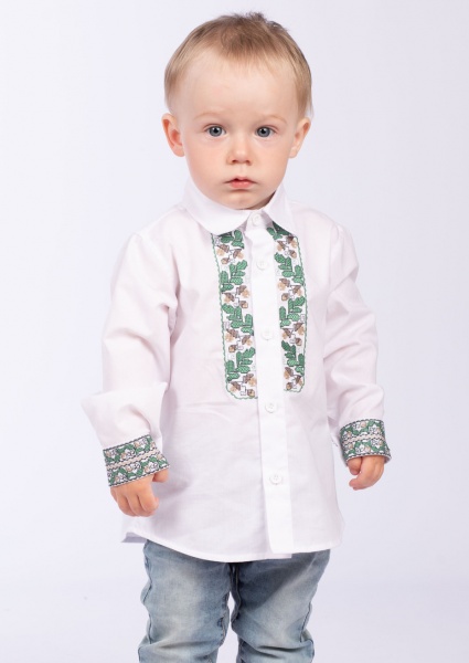 Сорочка-вишиванка Едельвіка р.86 білий 99-21/00 