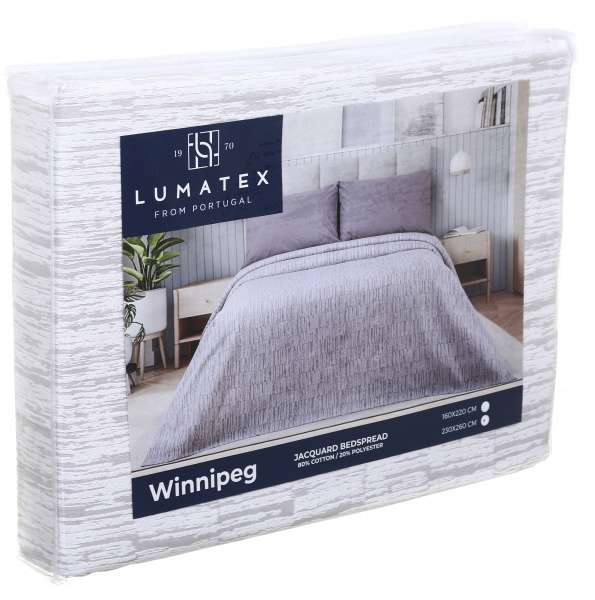 Покривало Winnipeg 230x260 см lumatex світло-бежевий 