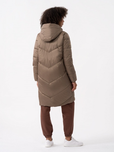 Пальто 4F DOWN JACKET F235 4FAW23TDJAF235-82S р.S бежевий