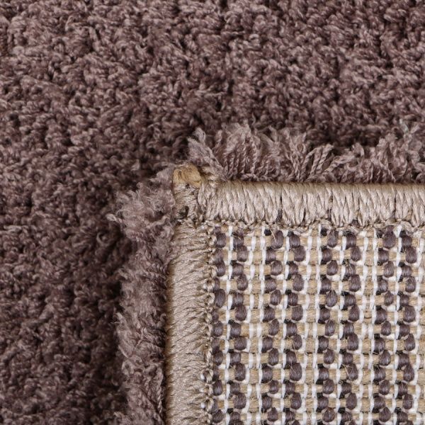 Килим Ozkaplan Karpet Gold Shaggy темно-бежевий 0,6x1,1 м