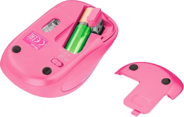 Миша Trust Yvi FX Wireless 22336 pink 