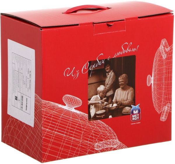 Кастрюля Олива 5,3 л 2821 Metrot