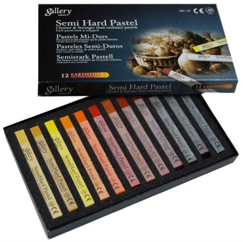 Пастель суха напівтверда Mungyo 94100686 12 кольорів