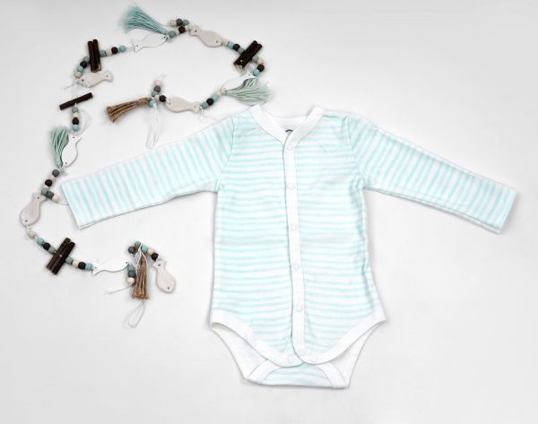 Боди Sasha Полоска р.80 разноцветный принт 85415130 