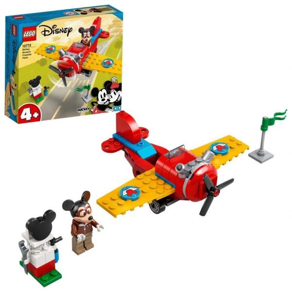 Конструктор LEGO Disney Винтовой самолёт Микки 10772