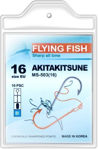 Крючок Flying Fish №16 20 г 10 шт. MS-503(16)