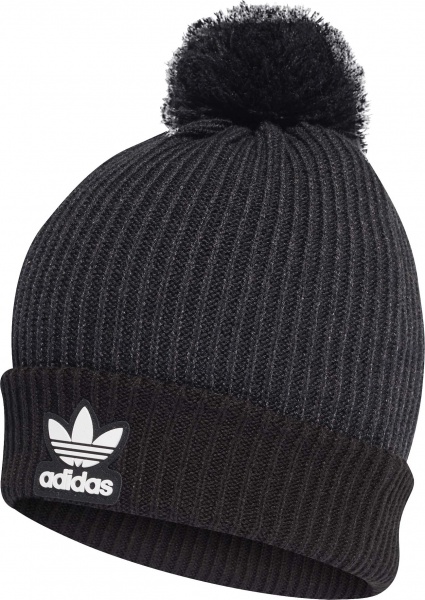 Шапка Adidas AC POM BEANIE H35510 OSFM черный