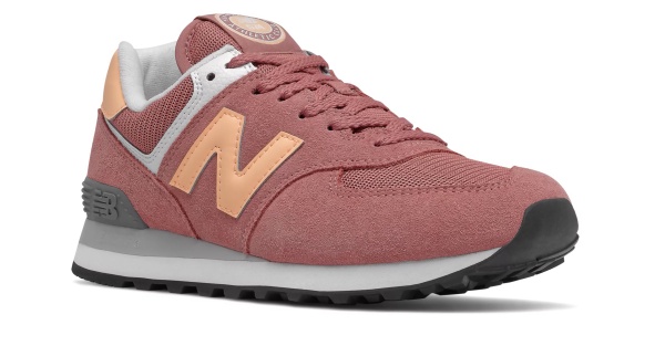 Кроссовки New Balance WL574HD2 р.US 7,5 коралловый