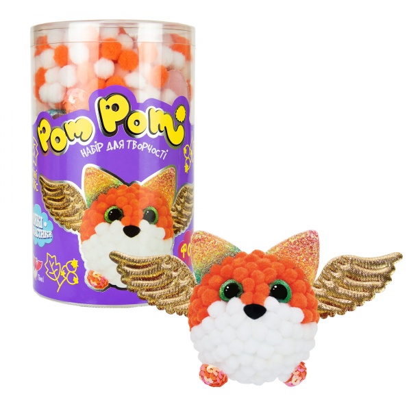 Набор для творчества Strateg Pom Pom Фокси (32017)