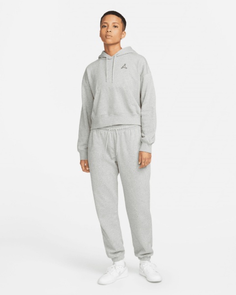 Джемпер Jordan W J ESSEN FLC HOODIE CORE DN4570-063 р. XS серый