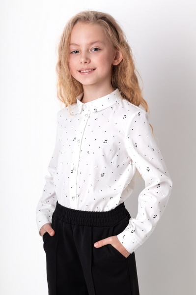 Блуза Mevis р.128 молочный 4277 