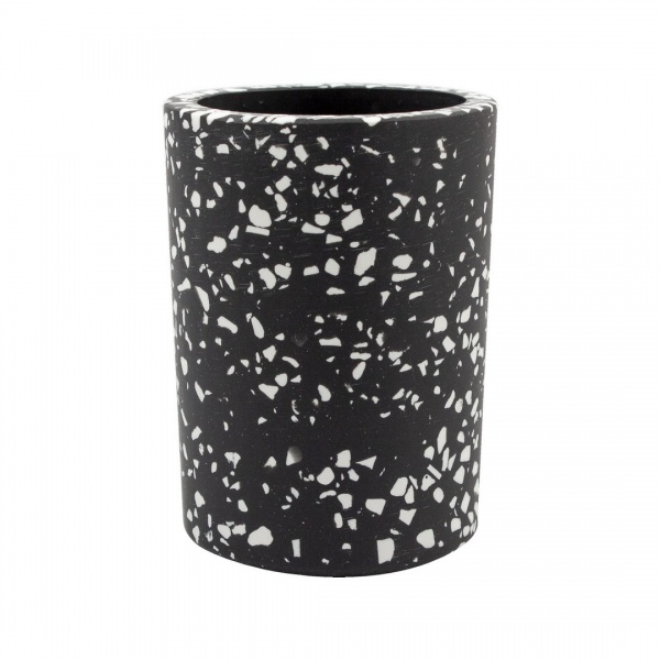 Стакан для зубних щіток Trento Mosaic Black (61448)