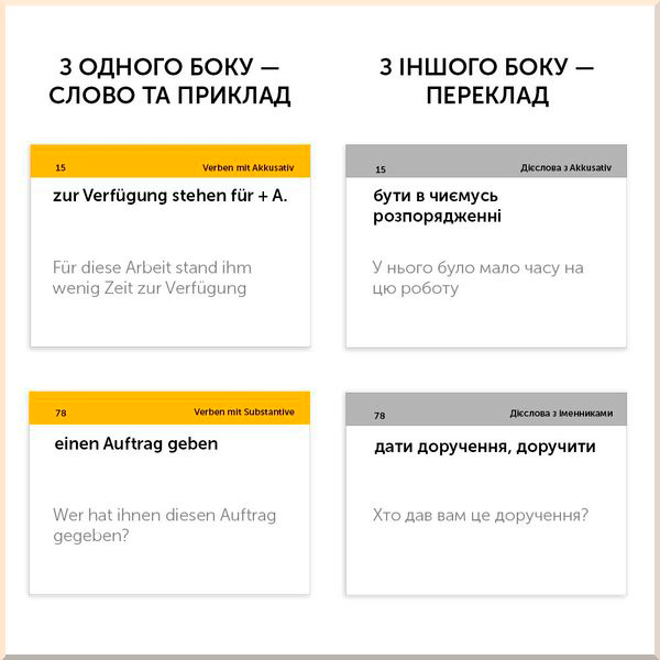 Карточки обучающие «Німецькі фразові дієслова» 9786177702466