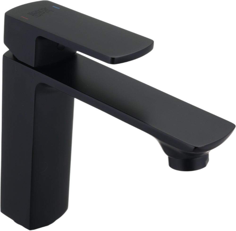 Змішувач для умивальника ScandiSPA TOR матовий чорний
