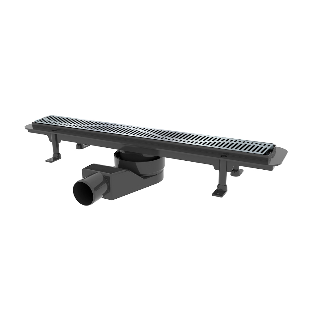 Линейный трап для душа Rhein с решеткой из нержавеющей стали 550 мм