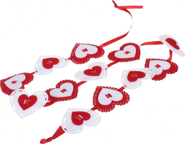 Подвес из фетра Сердце multicolor