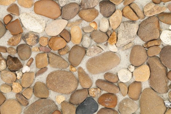 Тротуарна плитка АртБетон Коло декорована галькою 500x50 мм