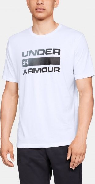 Футболка Under Armour UA TEAM ISSUE WORDMARK SS 1329582-100 M белый