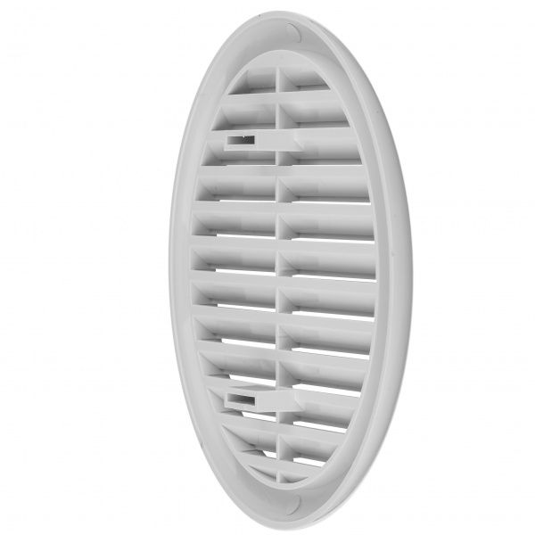 Гратка для вентиляції MiniMax 2101 d140 мм пластик білий 