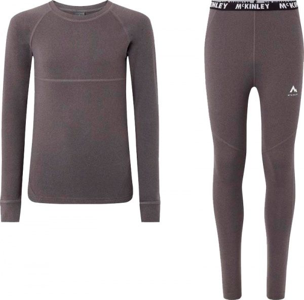 Комплект термобелья McKinley SET Dustin/Dylan jrs 294551-900911 128 серый