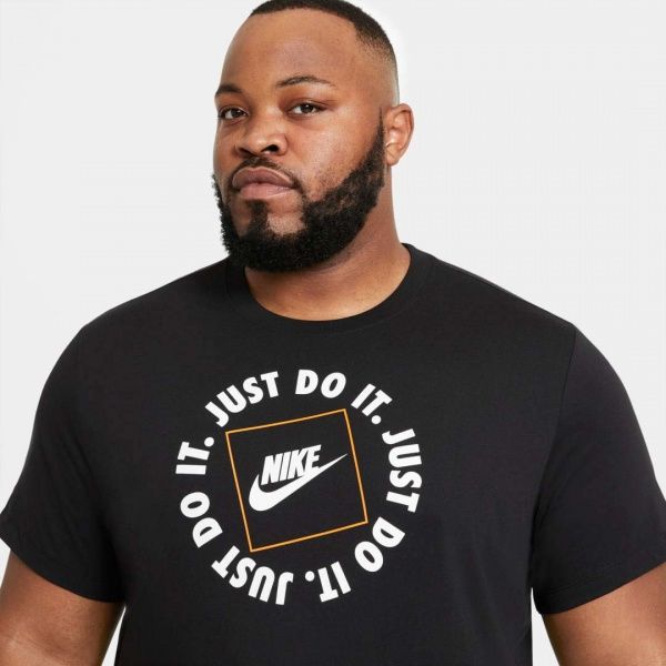 Футболка Nike M NSW TEE JDI HBR 1 DA0238-010 р. 2XL чорний