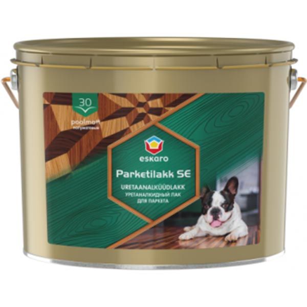Лак для пола Parketilakk SE30 Eskaro полумат 10 л