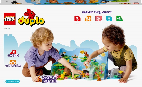 Конструктор LEGO DUPLO Дикие животные Южной Америки 10973